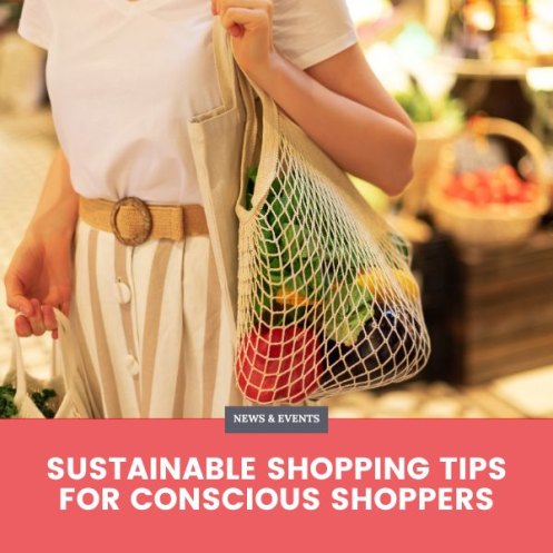 sustainable shopping tips blog banner